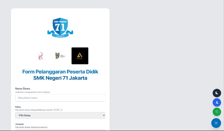Website Pelanggaran